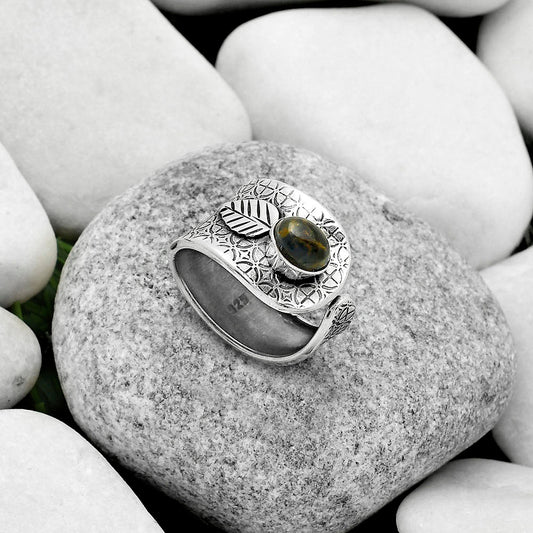Adjustable - Pietersite - Namibia Ring size-7.5 R-1319 SDR170246-1