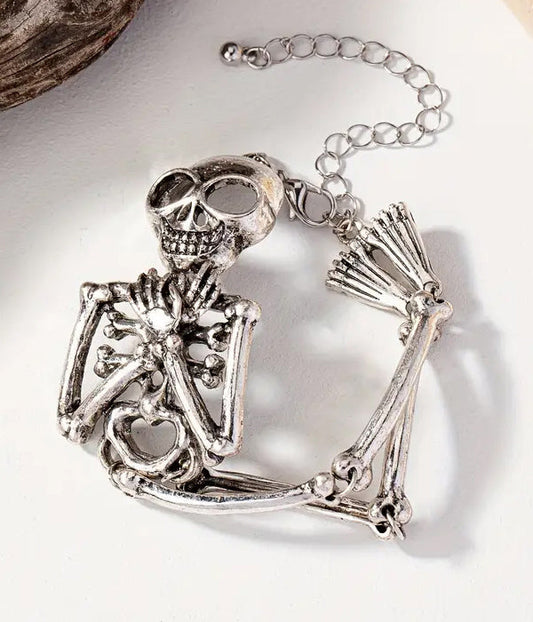 VINTAGE SKULL SKELETON BRACELET-0